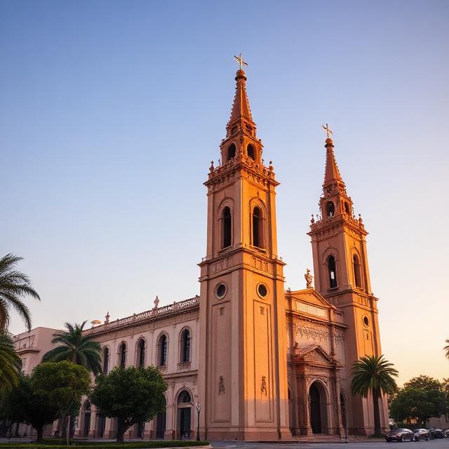 Catedral de Guadalajara al atardecer