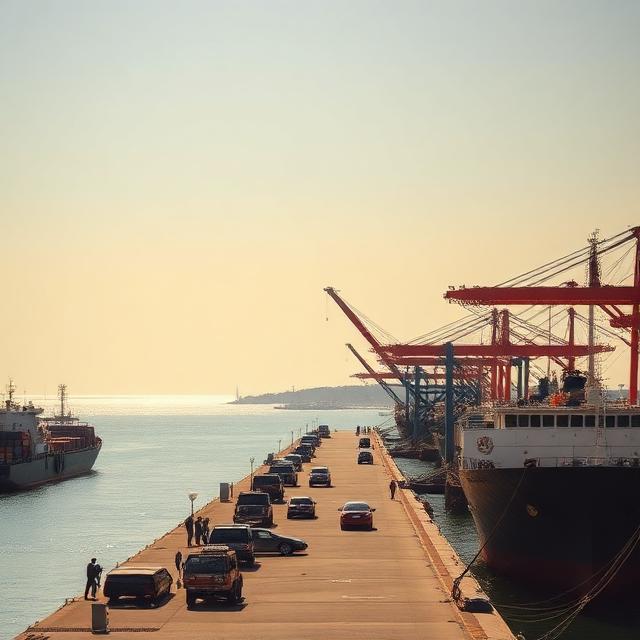 Muelle y puerto de Veracruz